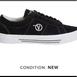 Supreme Vans sneakers Size 12 Black NEW Authentic!
